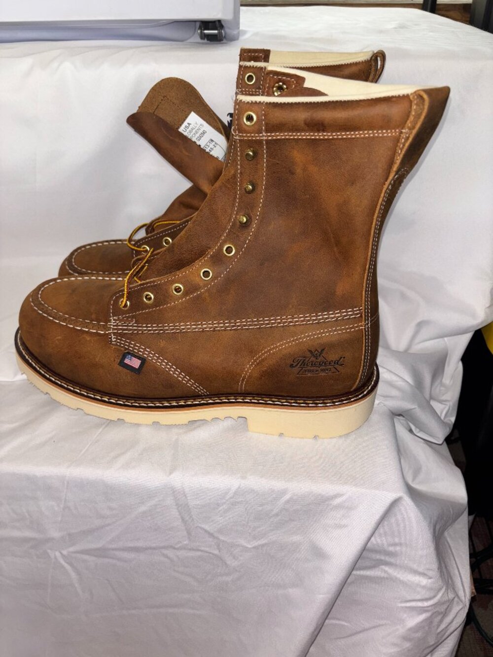 Thorogood American Heritage 8" Steel Toe Work Boots 11 2E NWT